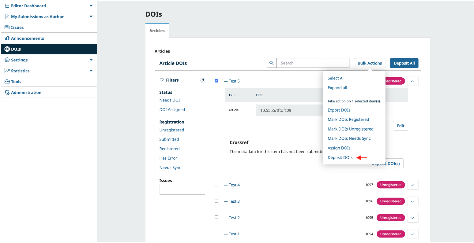 Distribution Settings 6